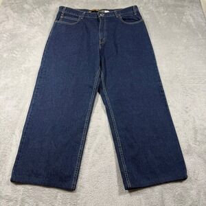 Vintage Levis SilverTab Jeans Mens 36x30 (Fit 36x26) Blue Low Loose Fit 00s Y2K